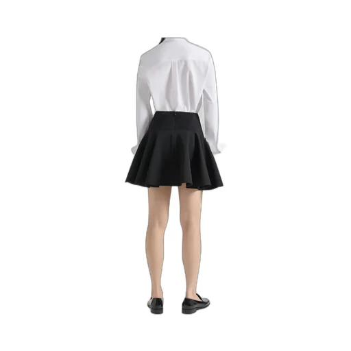 Logo Embroidered Long-Sleeved Shirt