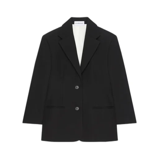 Single Breasted Jacket In Wool