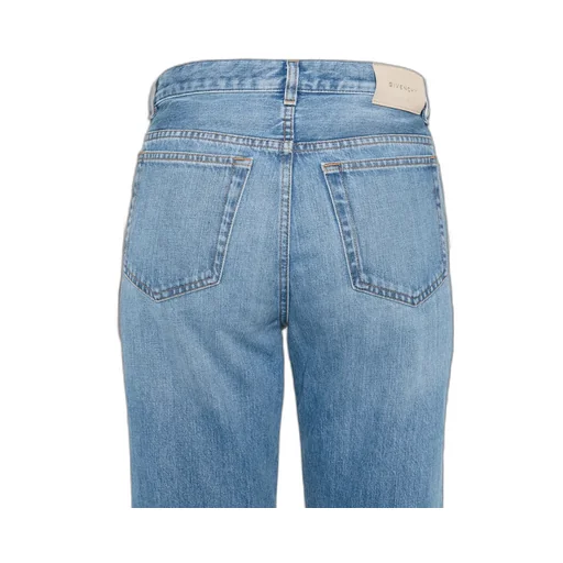 High-Waisted Straight-Leg Jeans