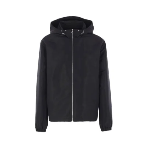 Zip-Up Drawstring Hooded Coat