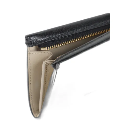 Leather Zip-Fastening Wallet
