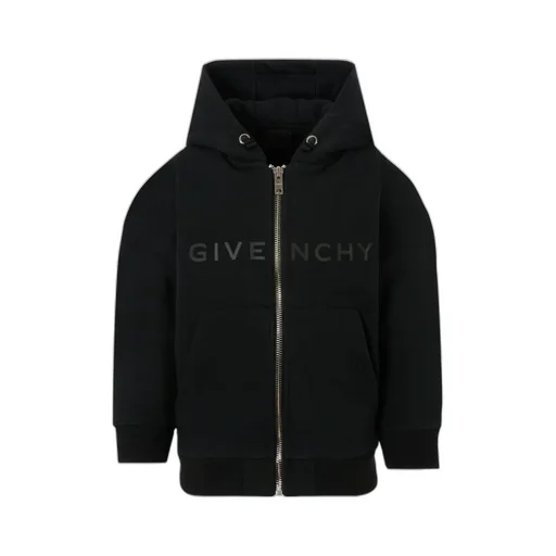 Logo-Print Hooded Zip-Up Sweatshirt