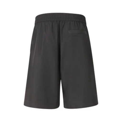 Elasticated-Waistband Shorts