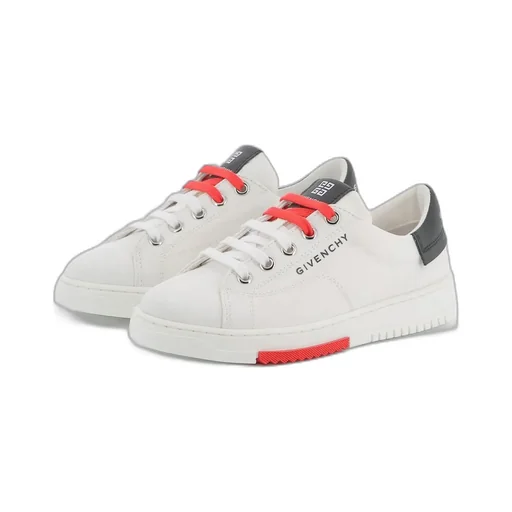 Logo-Print Lace-Up Sneakers
