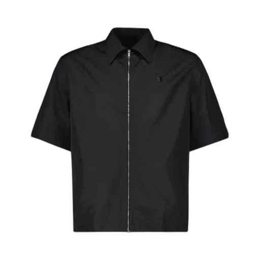 4G Plaque Zipped Shirt