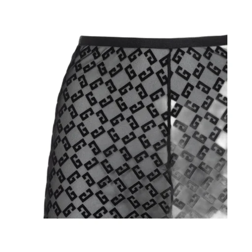Monogram Print Stretch Leggings