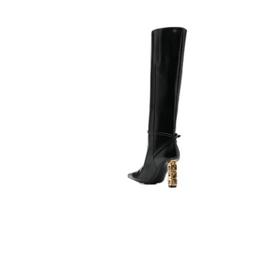 Logo Thigh High Boots