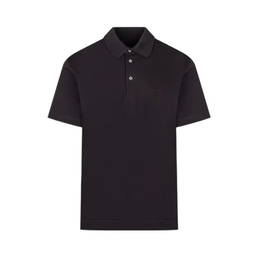 Logo Embroidered Short-Sleeved Polo Shirt