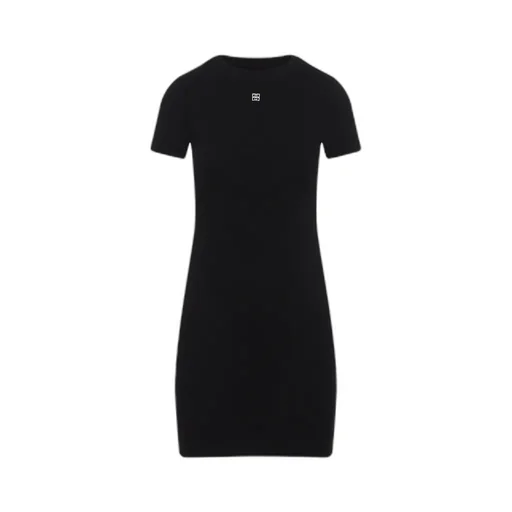 4G Plaque Short-Sleeved Dress