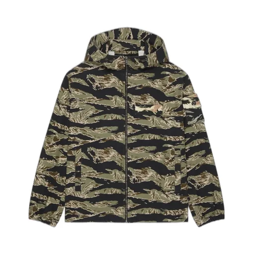 Long-Sleeved Windbreaker Jacket