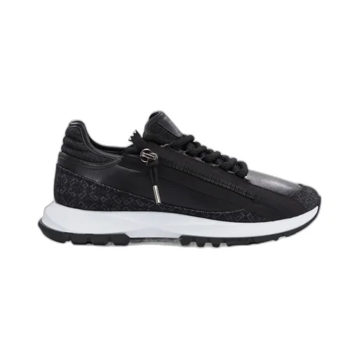 Zip Detailed Lace-Up Sneakers