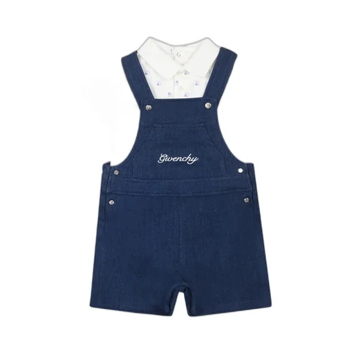 Denim Jumpsuit And Bib Pants Set