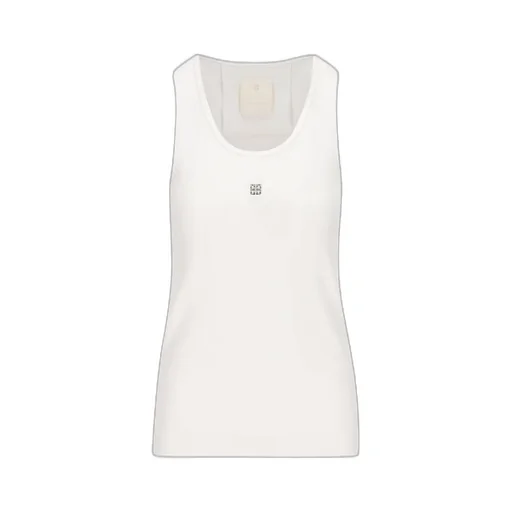 4G Plaque Ribbed Tank Top