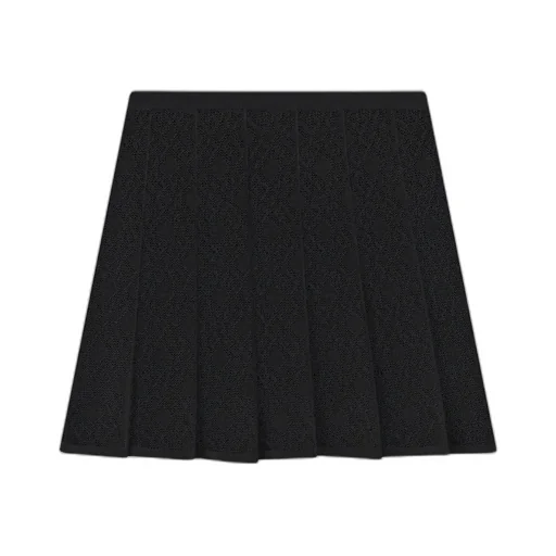 Monogram 72 Jacquard Pleated Mini Skirt