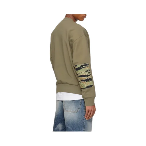 Camo Patch Crewneck Sweatshirt