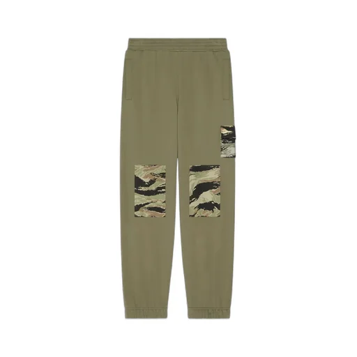 Camouflage Patch Wool Jogging Pants