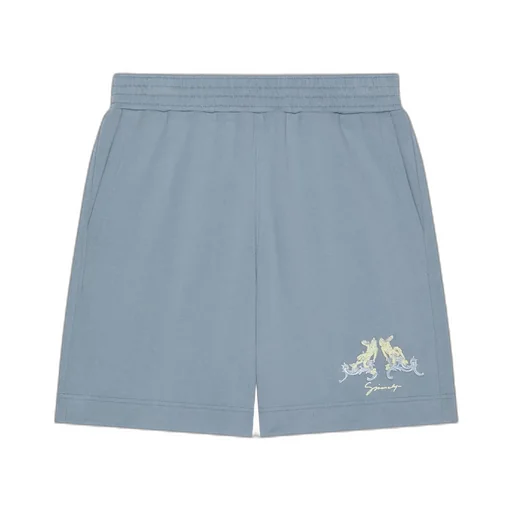 Logo Embroidered Bermuda Shorts
