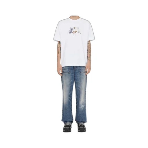 Washed Loose-Fit Jeans