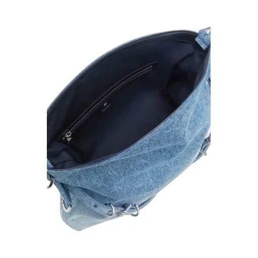 Medium Voyou Denim Shoulder Bag