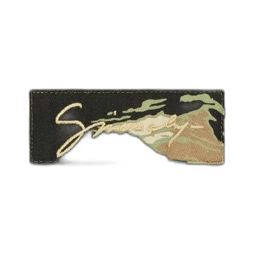 Camouflage Patch Wool Jogging Pants