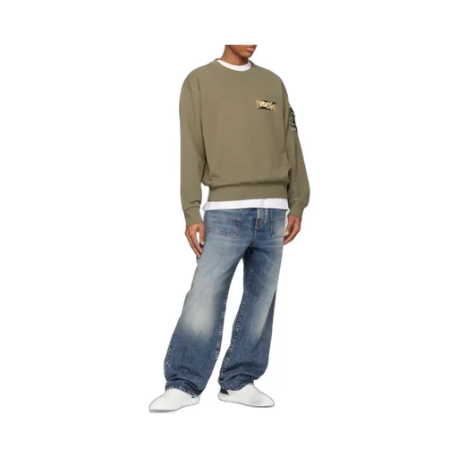 Camo Patch Crewneck Sweatshirt