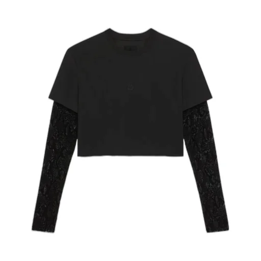 4G Pattern Doubled-Sleeved T-Shirt