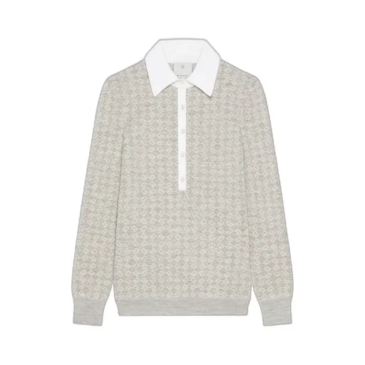 Monogram-Detailed Slim-Fit Shirt