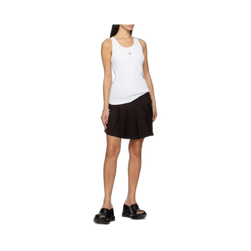 4G Plaque Mini Pleated Skirt