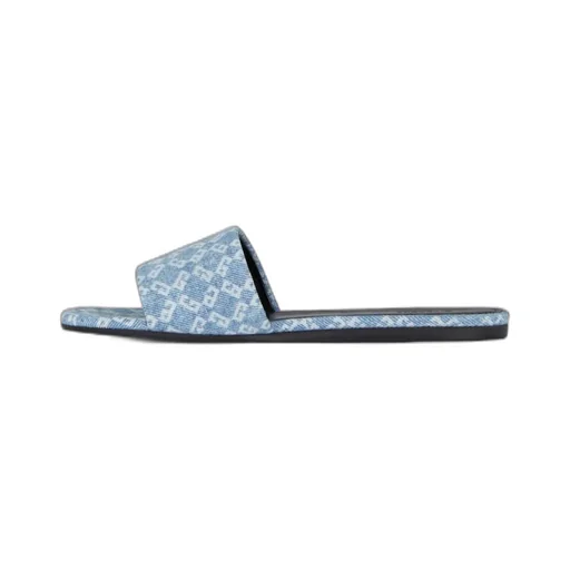 4G Monogram Flat Mules