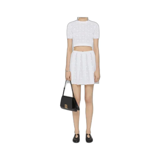 Monogram 72 Jacquard Short-Sleeve Knit Top
