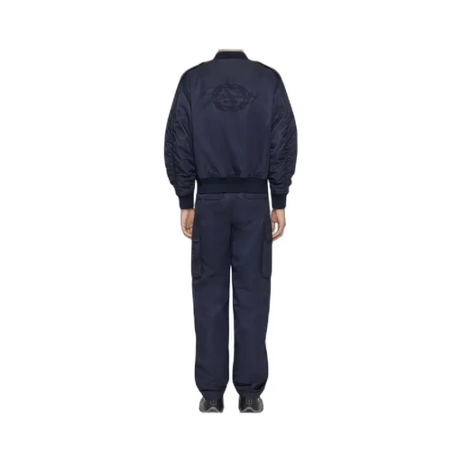 Medallion Embroidered Bomber Jacket