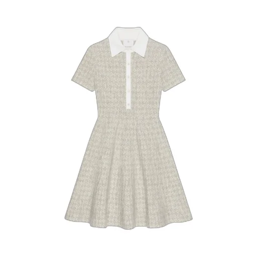 Monogram-Detailed Mini Dress