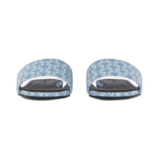 4G Monogram Flat Mules