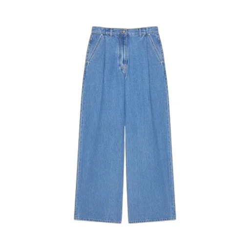 4G Plaque Wide-Leg Jeans