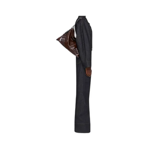 Voyou Buckle Detailed Medium Shoulder Bag