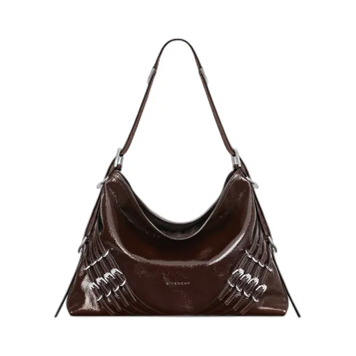 Voyou Buckle Detailed Medium Shoulder Bag