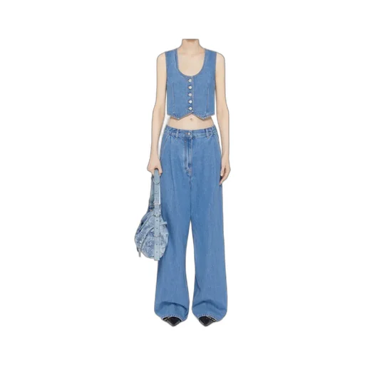 4G Plaque Wide-Leg Jeans