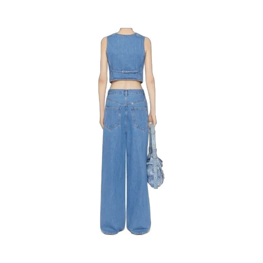 4G Plaque Wide-Leg Jeans