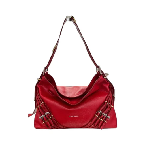 Voyou Buckle Detailed Medium Shoulder Bag