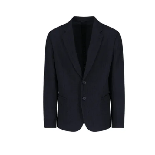 Single-Breasted Long-Sleeved Blazer