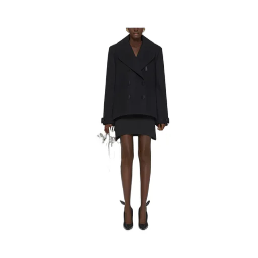 Oversized Asymmetric Peacoat