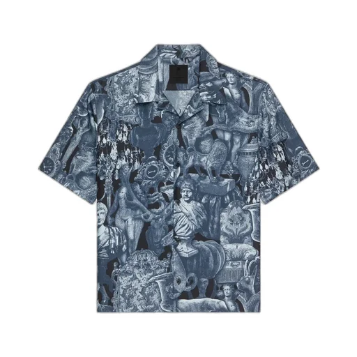 Hubert Objects Print Short-Sleeve Shirt