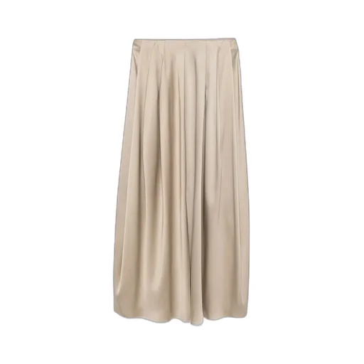 Pleated Maxi Skirt