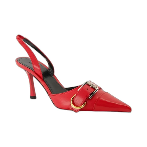 Voyou Buckle Detailed Slingback Pumps