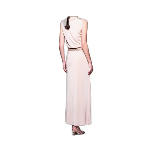 Metallic-Threading Dress