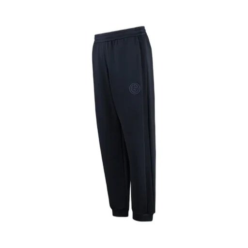 Logo Embroidered Elastic Waist Pants