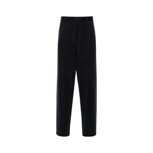 Straight-Leg Jersey Trousers