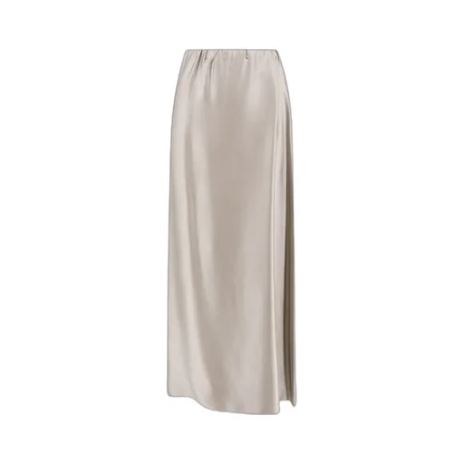Side Silt Satin Skirt