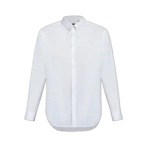 Curved Hem Twill Shirt