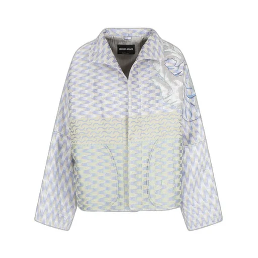 Embroidered Zip-Up Jacket